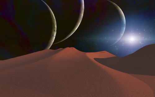 Space landscape Poster Print by Bruce Rolff/Stocktrek Images - Item # VARPSTRFF200663S