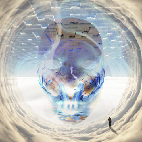 Man in clouds tunnel, God's face Poster Print by Bruce Rolff/Stocktrek Images - Item # VARPSTRFF200664S