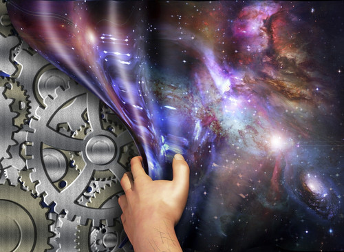 Machinery beneath space time revealed Poster Print by Bruce Rolff/Stocktrek Images - Item # VARPSTRFF200949S