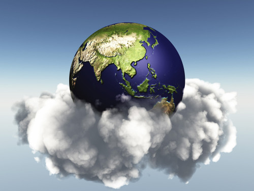 Earth and Clouds Asia, Australia Poster Print by Bruce Rolff/Stocktrek Images - Item # VARPSTRFF200985S