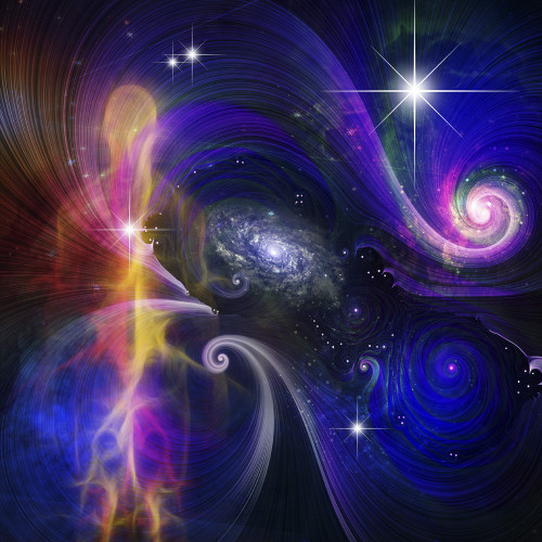 Smokelike Human Figure in Space Poster Print by Bruce Rolff/Stocktrek Images - Item # VARPSTRFF201022S