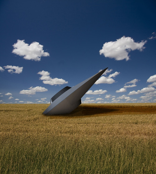 UFO wreck in the field Poster Print by Bruce Rolff/Stocktrek Images - Item # VARPSTRFF201105S