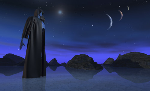 Android in alien landscape Poster Print by Bruce Rolff/Stocktrek Images - Item # VARPSTRFF201216S