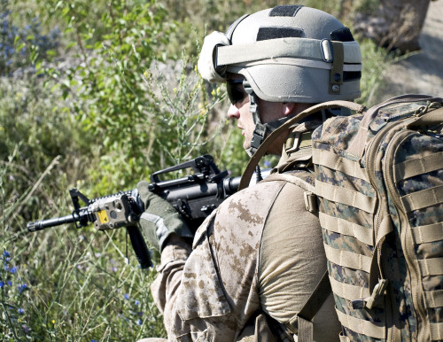 U.S. soldier in action. Poster Print by Oleg Zabielin/Stocktrek Images - Item # VARPSTZAB100088M