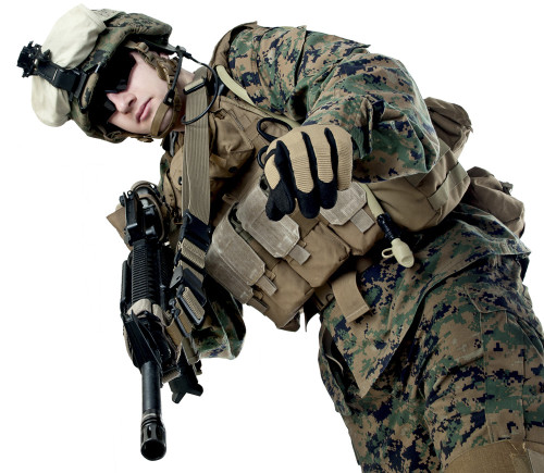 U.S. soldier with rifle. Poster Print by Oleg Zabielin/Stocktrek Images - Item # VARPSTZAB100171M