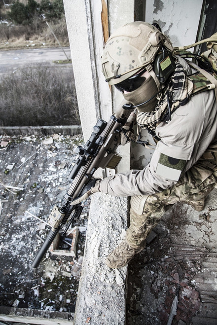 United States Army ranger during a military operation. Poster Print by Oleg Zabielin/Stocktrek Images - Item # VARPSTZAB100542M