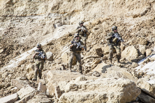 United States Army rangers in the mountains. Poster Print by Oleg Zabielin/Stocktrek Images - Item # VARPSTZAB101006M