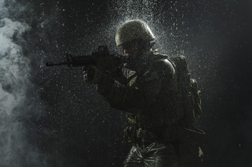 Green Berets U.S. Army Special Forces Group soldier in the rain. Poster Print by Oleg Zabielin/Stocktrek Images (17 x 11 - Item # VARPSTZAB101415M Green Berets U.S. Army Special Forces Group soldier in the rain. Poster Print by Oleg Zabielin/Stocktrek Images (17 x 11 - Item # VARPSTZAB101415M