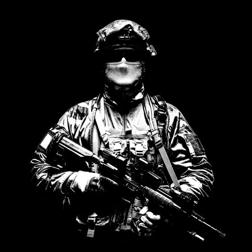 French paratrooper with weapon. Poster Print by Oleg Zabielin/Stocktrek Images - Item # VARPSTZAB102957M