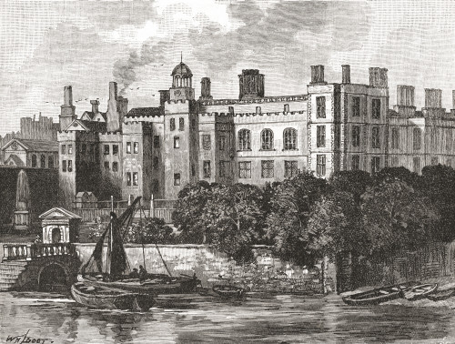 Old Somerset House, London England In The Early 18th Century Before Being Demolished In 1775. From The Century Edition Of Cassell's History Of England, Published 1901. Poster Print by Ken Welsh / Design Pics - Item # VARDPI12280039