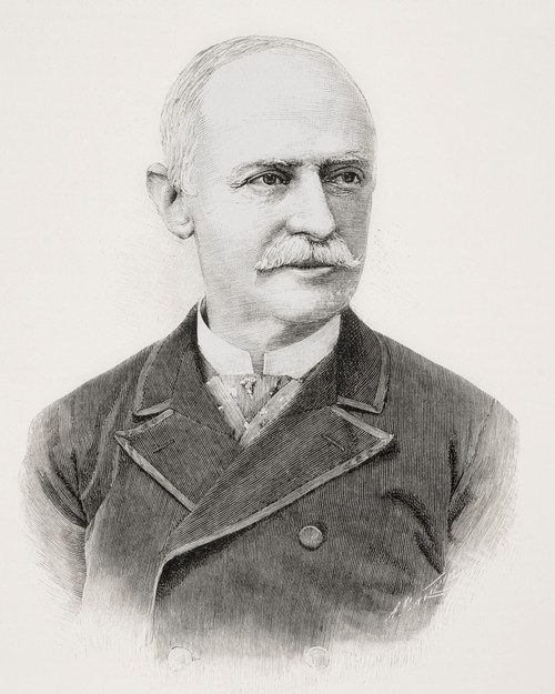 Benjam¬ê_n M¬ê¬çximo Laguna Y Villanueva, 1822 - 1902. Spanish Botanist And Entomologist. From La Ilustracion Espa¬ê¬±ola Y Americana, Published 1892. Poster Print by Ken Welsh / Design Pics - Item # VARDPI12280181