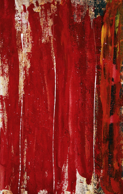 Red Study #1, Abstract Painting In Red (Acrylic Painting). Poster Print by TheProcess / Design Pics - Item # VARDPI1975483