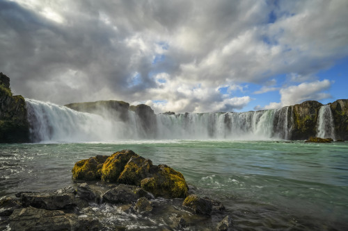 Godafoss waterfall; Bardardalur district, Iceland Poster Print by Robert Postma / Design Pics - Item # VARDPI12546871