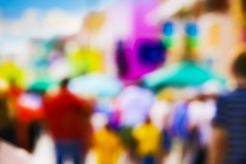 Heavily blurred street scene; Toronto, Ontario, Canada Poster Print by Jim Craigmyle / Design Pics - Item # VARDPI12549234