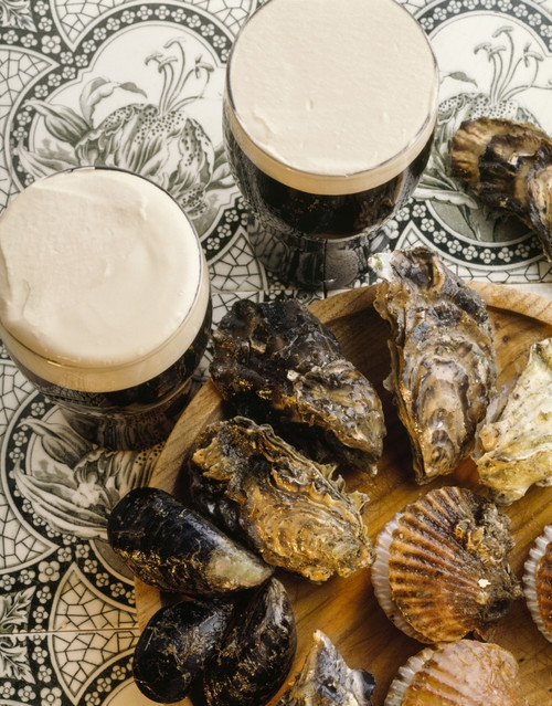 Traditional Irish Guiness And Oysters, Ireland Poster Print by The Irish Image Collection / Design Pics - Item # VARDPI1846932