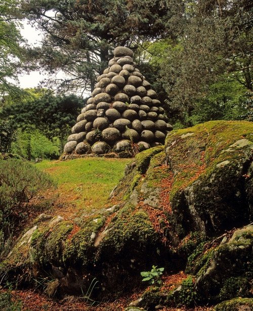 Stone Cairn, Rowallane Garden, Co Down, Ireland Poster Print by The Irish Image Collection / Design Pics - Item # VARDPI1798168