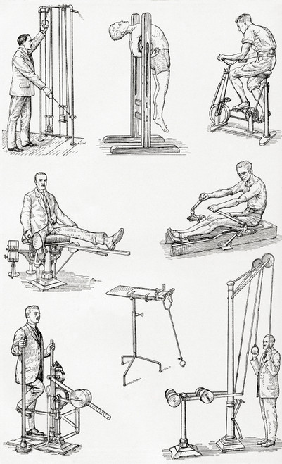 1920's excercise apparatus.  From Meyers Lexicon, published 1927. Poster Print by Ken Welsh / Design Pics - Item # VARDPI12332590