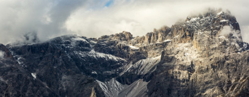 Panorama of mountain range with cloud cover; Sesto, Bolzano, Italy Poster Print by Michael Interisano / Design Pics - Item # VARDPI12520760