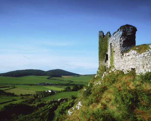 Dunamase Castle, County Laois, Ireland; Hilltop Castle Ruins Poster Print by The Irish Image Collection / Design Pics - Item # VARDPI1809251