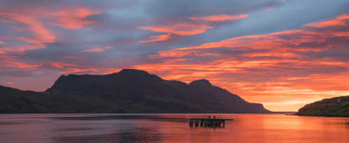 Sunrise Over The Waters Near Djupavik, Strandir Coast; West Fjords, Iceland Poster Print by Robert Postma / Design Pics - Item # VARDPI12326923
