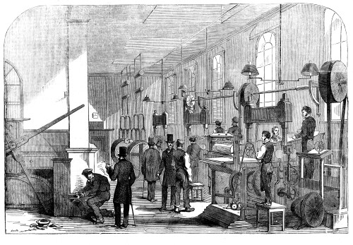 The Illustrated London News Etching From 1854.bank Note Printing Room Bank Of England Poster Print by John Short / Design Pics - Item # VARDPI12329974