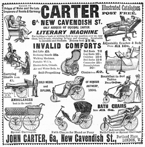 The Graphic Newspaper/Naval review 1897, Advertisement for Carter Invalid chairs and beds Poster Print by John Short / Design Pics - Item # VARDPI12515977