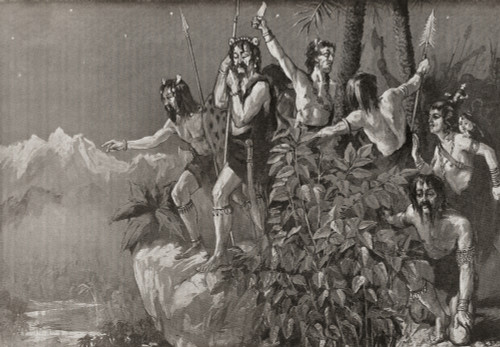 Aryans entering India, c.3500 BC.  From Hutchinson's History of the Nations, published 1915. Poster Print by Ken Welsh / Design Pics - Item # VARDPI12333136