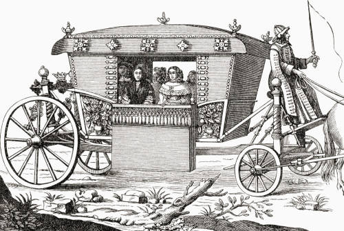 A Coach Dating From About 1650.  From A First Book Of British History Published 1925. Poster Print by Hilary Jane Morgan / Design Pics - Item # VARDPI12283513