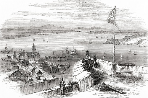 A View Of Quebec, Canada In 1775.  From Cassell's Illustrated History Of England, Published 1861. Poster Print by Ken Welsh / Design Pics - Item # VARDPI12323135