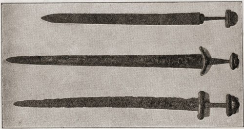 Weapons Of The Anglo Saxon Period.  From A First Book Of British History Published 1925. Poster Print by Hilary Jane Morgan / Design Pics - Item # VARDPI12283487