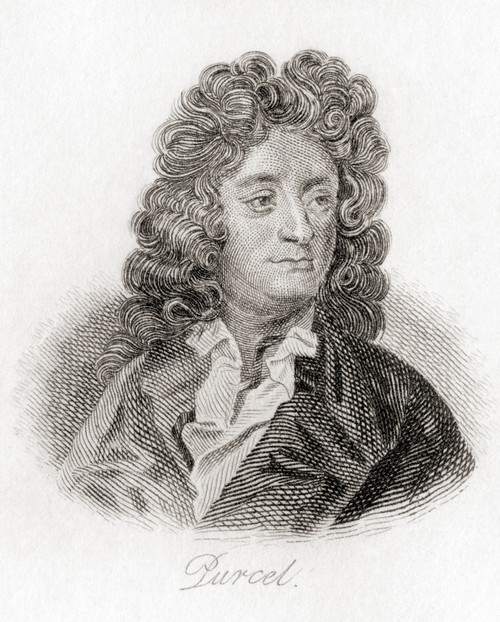 Henry Purcell, 1659 - 1695.  English Composer.  From Crabb's Historical Dictionary Published 1825. Poster Print by Ken Welsh / Design Pics - Item # VARDPI12323449