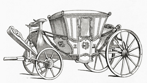 A Coach Of The Middle 18th Century.  From A First Book Of British History Published 1925. Poster Print by Hilary Jane Morgan / Design Pics - Item # VARDPI12283522