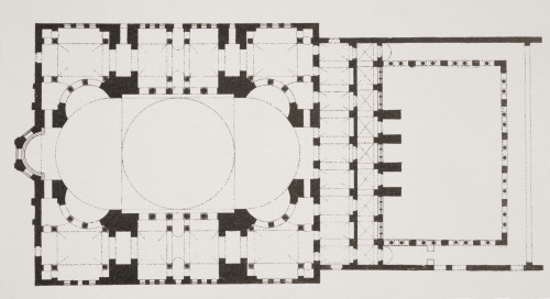 Ground Plan Of The Hagia Sophia, Istanbul, Turkey. From Kunstgeschichte In Bildern, Published 1902. Poster Print by Ken Welsh / Design Pics - Item # VARDPI12280275
