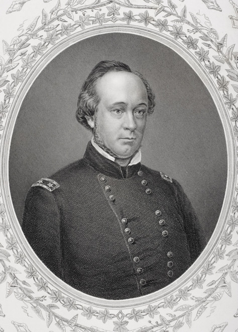 Henry W. Halleck 1815 To 1872. Union General In American Civil War. From Photograph By Matthew Brady. Poster Print by Ken Welsh / Design Pics - Item # VARDPI1838928