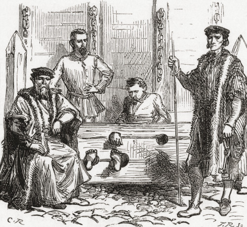 Punishment Of The Stocks . From The Century Edition Of Cassell's History Of England, Published 1901. Poster Print by Ken Welsh / Design Pics - Item # VARDPI12282004
