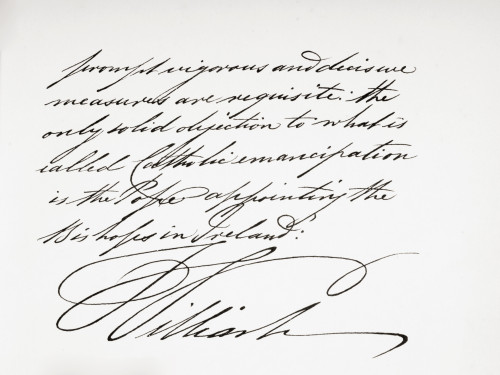 William Iv, 1765 To 1837.  King Of Great Britain And Ireland And King Of Hanover.  Hand Writing Sample. Poster Print by Ken Welsh / Design Pics - Item # VARDPI12310396
