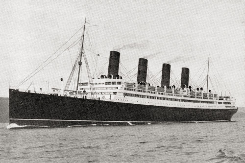 Rms Aquitania Cunard Line Ocean Liner.  From The Romance Of The Merchant Ship, Published 1931. Poster Print by Hilary Jane Morgan / Design Pics - Item # VARDPI12283567 Rms Aquitania Cunard Line Ocean Liner.  From The Romance Of The Merchant Ship, Published 1931. Poster Print by Hilary Jane Morgan / Design Pics - Item # VARDPI12283567