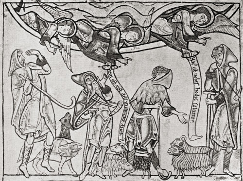 Shepherds In The Middle Ages.  Illustration From The Book The Connoisseur Illustrated Published 1904. Poster Print by Hilary Jane Morgan / Design Pics - Item # VARDPI12321021