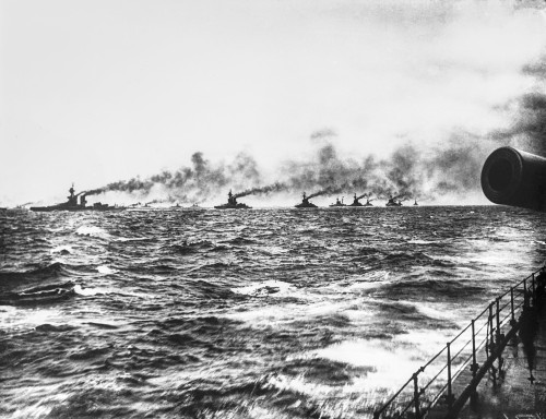 Magic lantern slide  WW1, 1914-1918, World war one images. The grand fleet , Royal Navy, patrolling the North Sea Poster Print by John Short / Design Pics - Item # VARDPI12511003