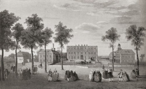 Buckingham House In About 1750.  From Buckingham Palace, Its Furniture, Decoration And History, Published 1931. Poster Print by Hilary Jane Morgan / Design Pics - Item # VARDPI12285509