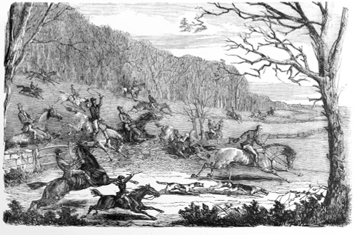 The Illustrated London News Etching From 1854.fox Hunting Running Through Countryside,horses,riders,hounds Chasing A Fox Poster Print by John Short / Design Pics - Item # VARDPI12329856 The Illustrated London News Etching From 1854.fox Hunting Running Through Countryside,horses,riders,hounds Chasing A Fox Poster Print by John Short / Design Pics - Item # VARDPI12329856