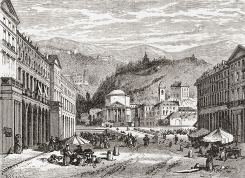 A Street In Turin, Italy In The Late 19th Century. From Italian Pictures By Rev. Samuel Manning, Published C.1890. Poster Print by Hilary Jane Morgan / Design Pics - Item # VARDPI12283418 A Street In Turin, Italy In The Late 19th Century. From Italian Pictures By Rev. Samuel Manning, Published C.1890. Poster Print by Hilary Jane Morgan / Design Pics - Item # VARDPI12283418