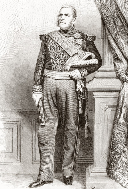 Bernard Pierre Magnan, 1791 - 1865.  Marshal of France.  From Album-Evenement, Prime du Journal L'Evenement, published 1865. Poster Print by Ken Welsh / Design Pics - Item # VARDPI12332613