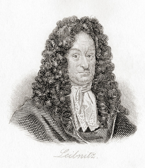 Gottfried Wilhelm Von Leibniz, 1646 -1716.  German Polymath And Philosopher.  From Crabb's Historical Dictionary Published 1825. Poster Print by Ken Welsh / Design Pics - Item # VARDPI12323442