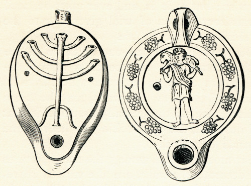 Terracotta Lamps Found In The Roman Catacombs, Rome, Italy.  From Italian Pictures By Rev. Samuel Manning, Published C.1890. Poster Print by Hilary Jane Morgan / Design Pics - Item # VARDPI12321236 Terracotta Lamps Found In The Roman Catacombs, Rome, Italy.  From Italian Pictures By Rev. Samuel Manning, Published C.1890. Poster Print by Hilary Jane Morgan / Design Pics - Item # VARDPI12321236