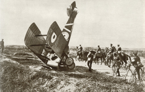 A Crashed Aeroplane Near Cherisy, France During World War One.  From The Story Of 25 Eventful Years In Pictures Published 1935 Poster Print by Hilary Jane Morgan / Design Pics - Item # VARDPI12283441