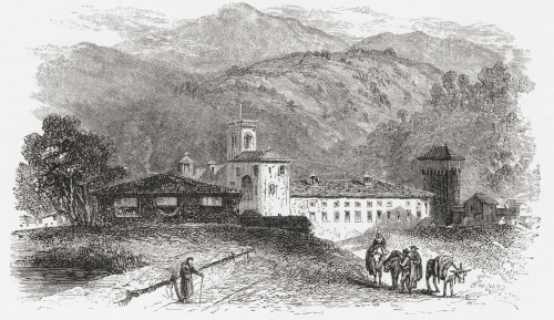 Convent At Vallombrosa, Florence, Italy In The Late 19th Century.  From Italian Pictures By Rev. Samuel Manning, Published C.1890. Poster Print by Hilary Jane Morgan / Design Pics - Item # VARDPI12321247