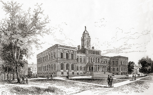 New York City Hall, New York, United States Of America In The 19th Century.  From The Century Illustrated Monthly Magazine, Published 1884. Poster Print by Ken Welsh / Design Pics - Item # VARDPI12289863