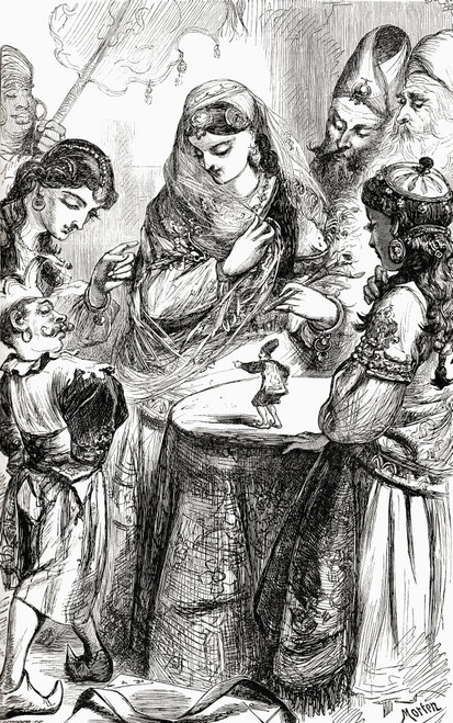 I Could Only Revenge Myself By Calling Him Brother. From Gulliver's Voyage To Brobdingnag.  From Gullivers Travels Published C.1875 Poster Print by Hilary Jane Morgan / Design Pics - Item # VARDPI12321177