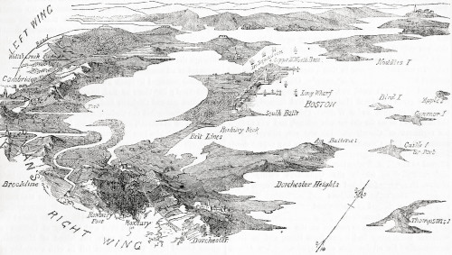 Plan Of The Blockade Of Boston, Massachusetts, United States Of America, 1774.  From Cassell's Illustrated History Of England, Published 1861. Poster Print by Ken Welsh / Design Pics - Item # VARDPI12323138